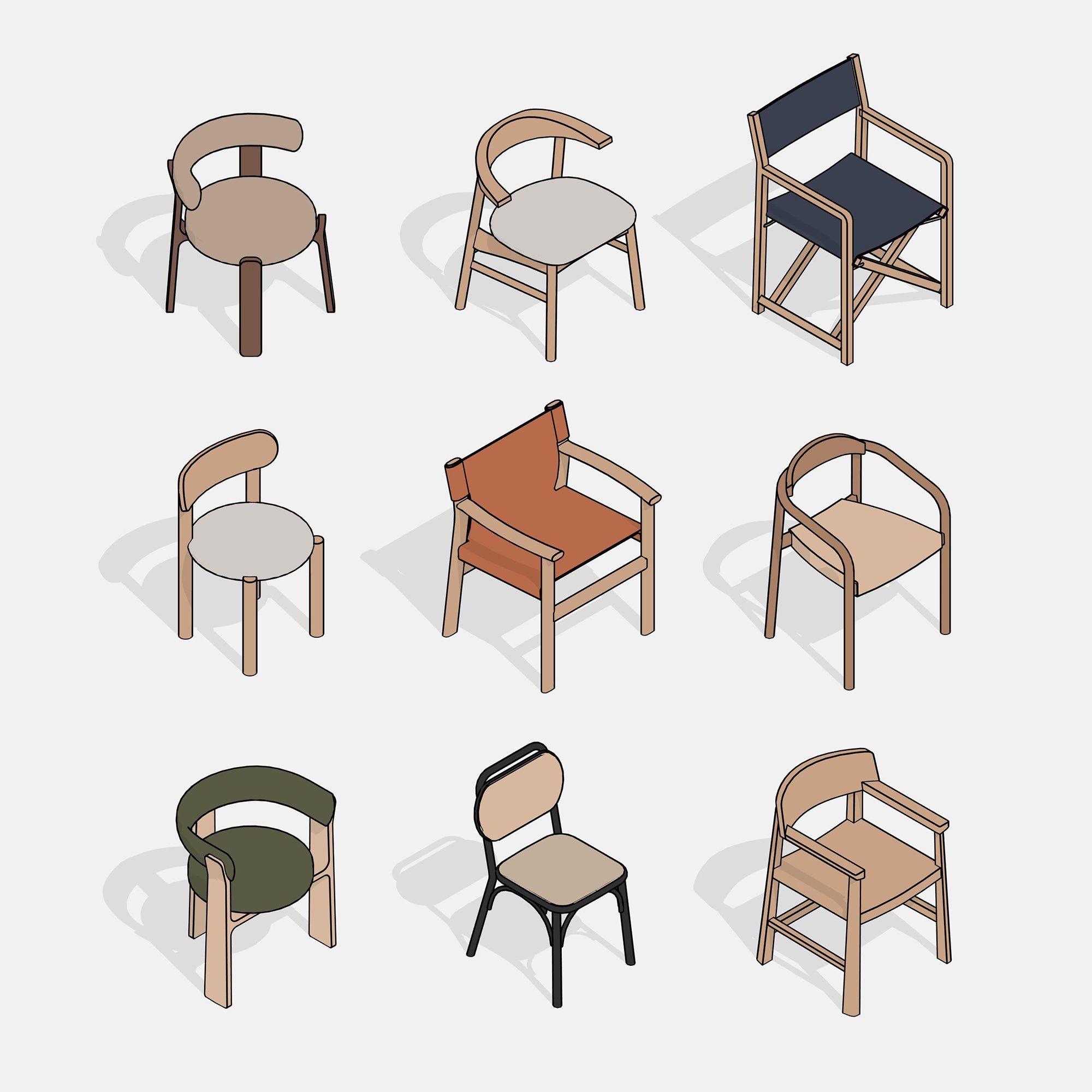 Revit Chairs 1