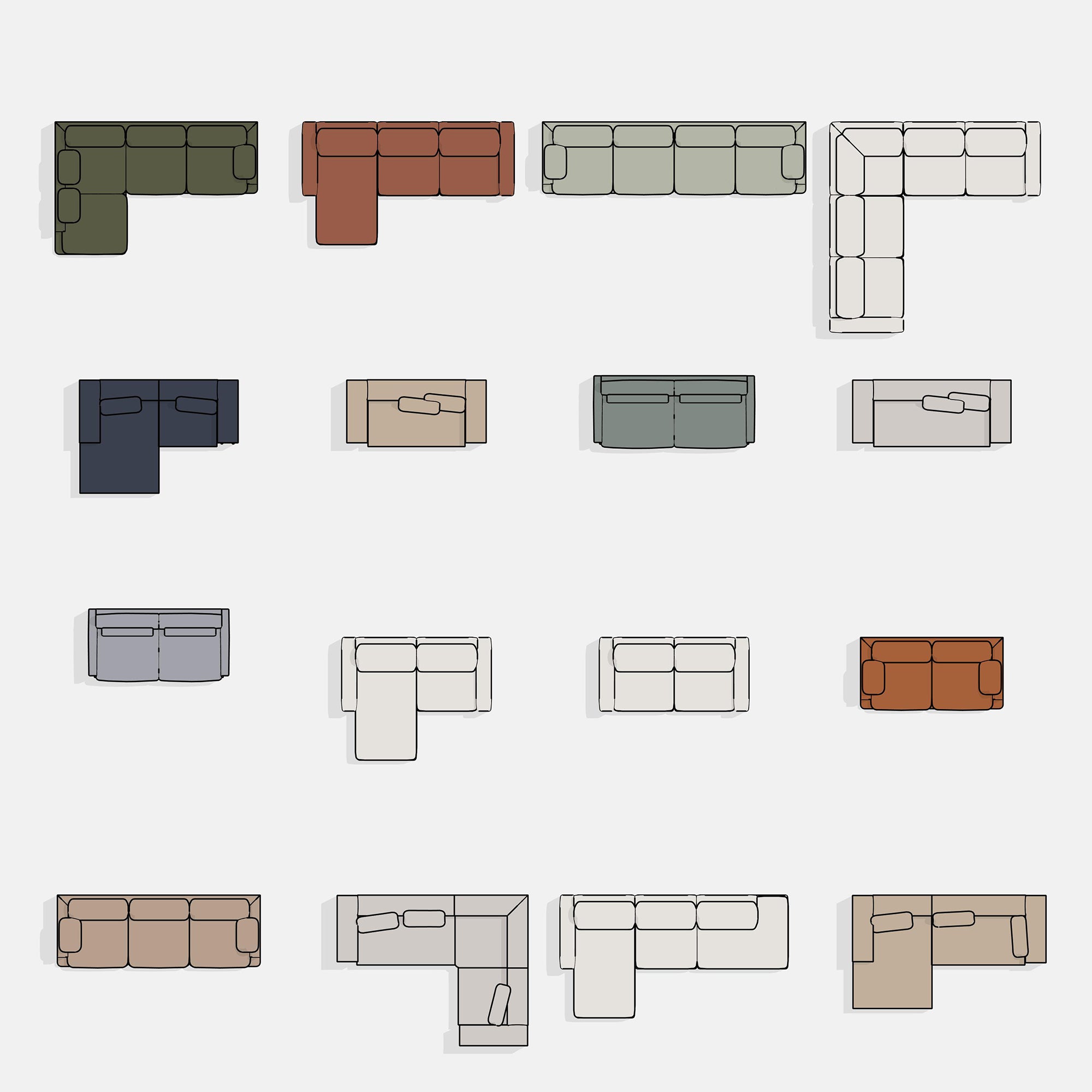 Revit Sofa's