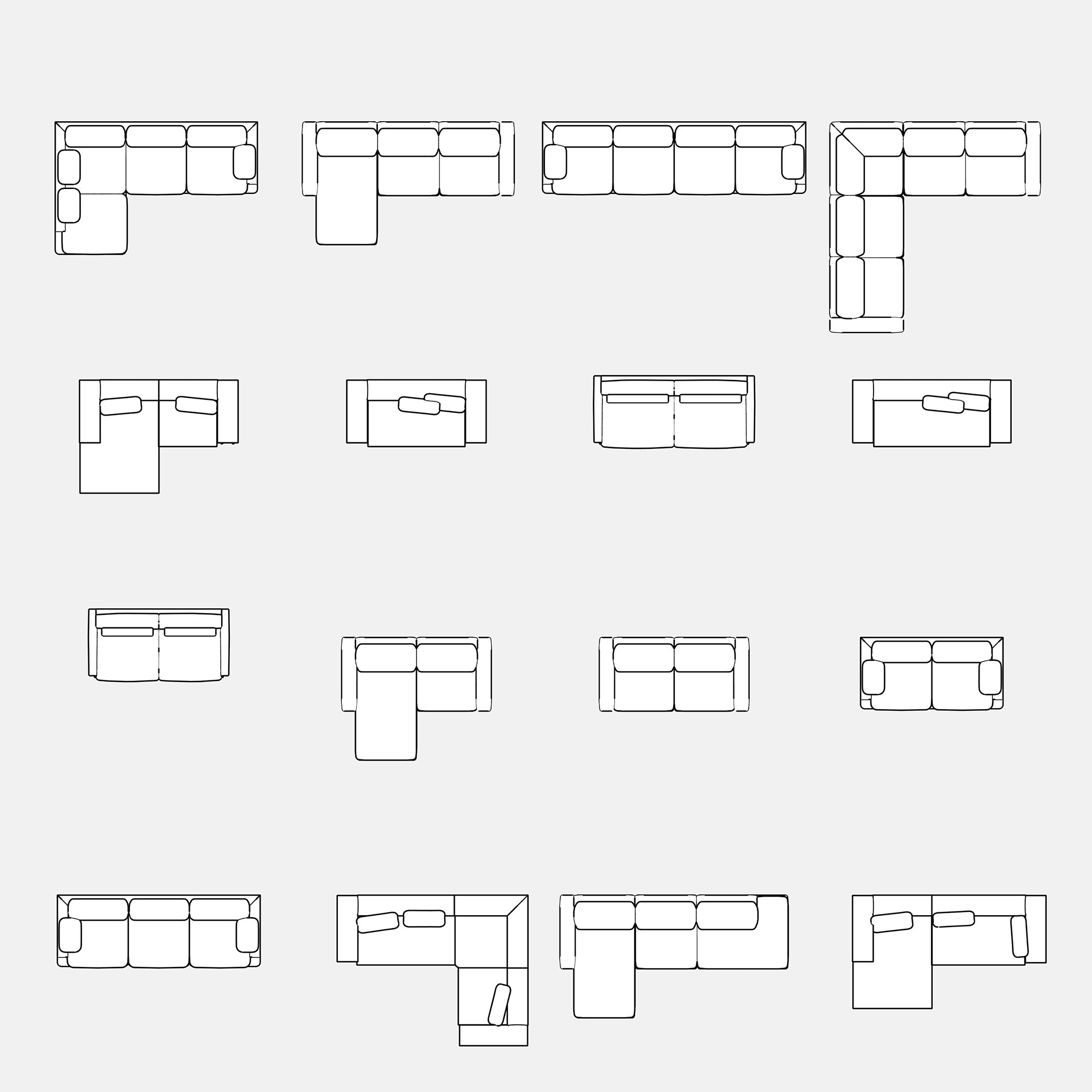 Revit Sofa's