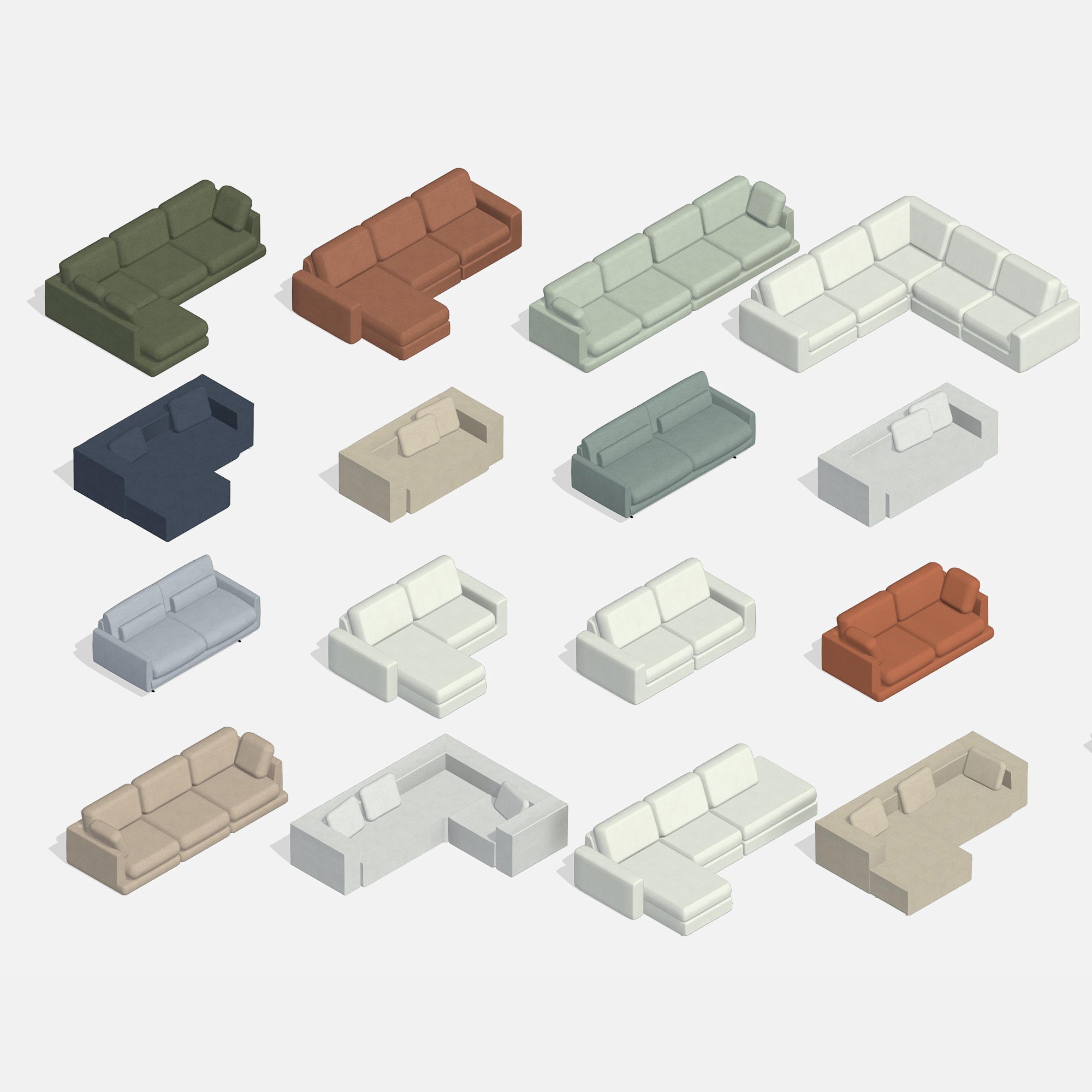 Revit Sofa's