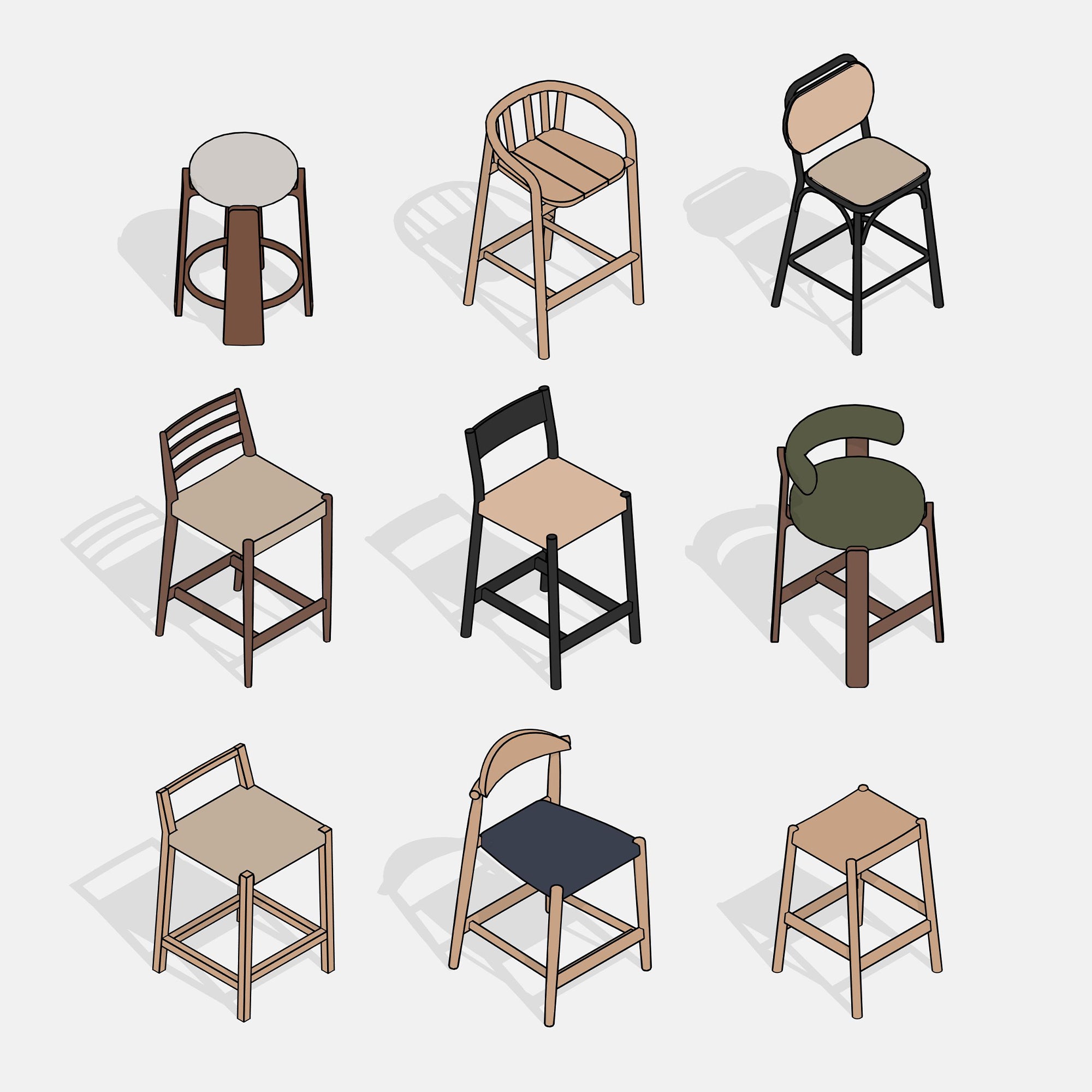 Revit Stools