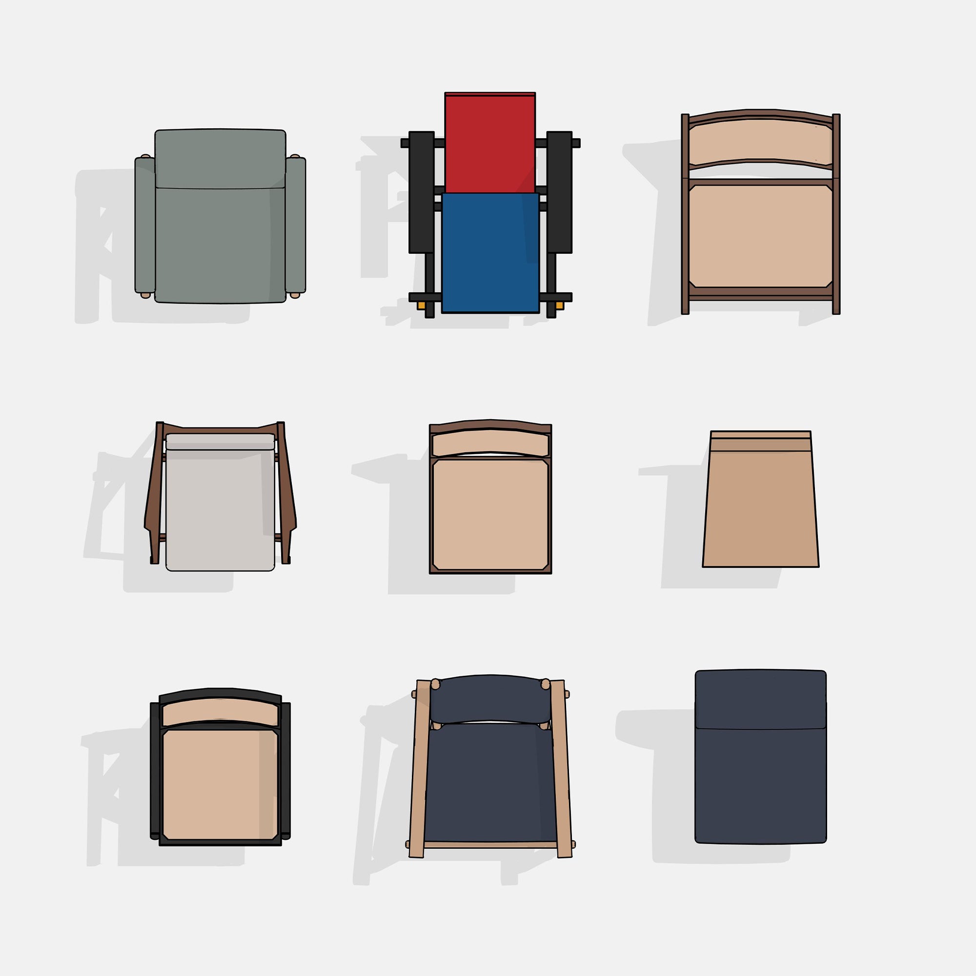 Revit Chairs 3
